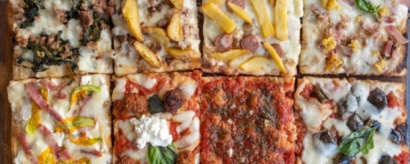 Lu Duci e lu Salatu | Teglia di Pizza da 12 pezzi e 6 Ravioline alla Ricotta
